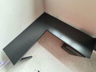 Corner office desk