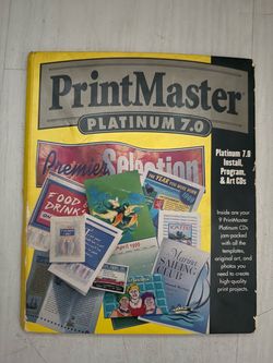 PrintMaster Platinum 7.0
