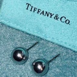 Tiffany & Co. Retired Sterling Silver Ball Stud Earrings