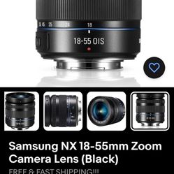 Samsung NX 18-55mm Zoom Camera Lens (Black)