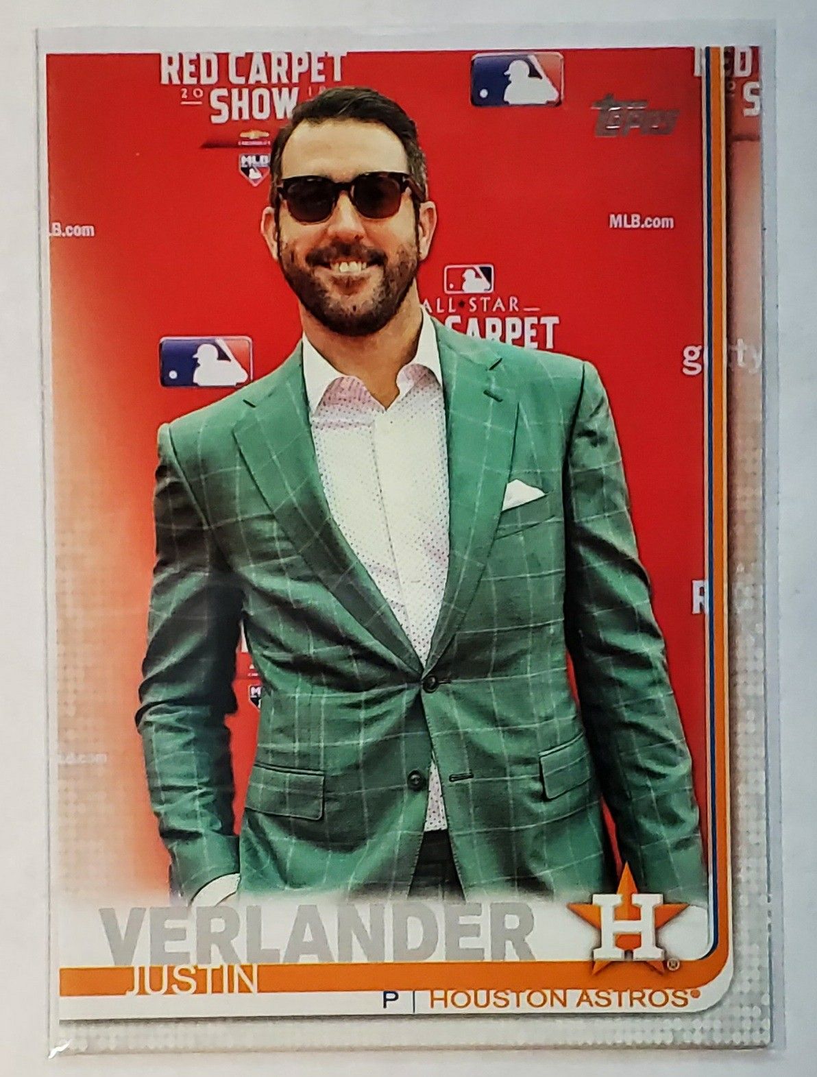 Justin Verlander 2019 Series 1 Topps Image Variation Short Print Houston Astros