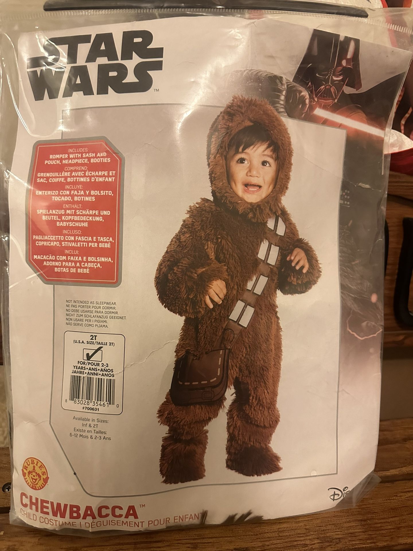 Brand New Chewbacca Costume 2T