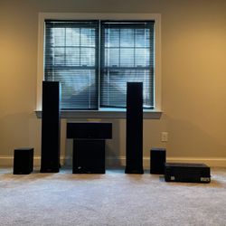5.1 home theater receiver and speakers
