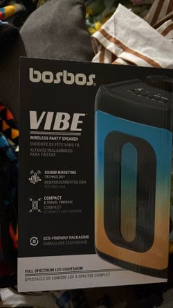 Bosbos vibe Bluetooth speaker