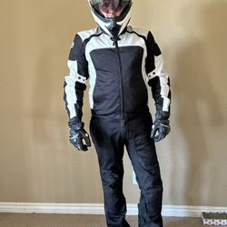 Reax Alta Vented Motorcycle Jacket & Pants PLUS Sedici Viaggio Helmet