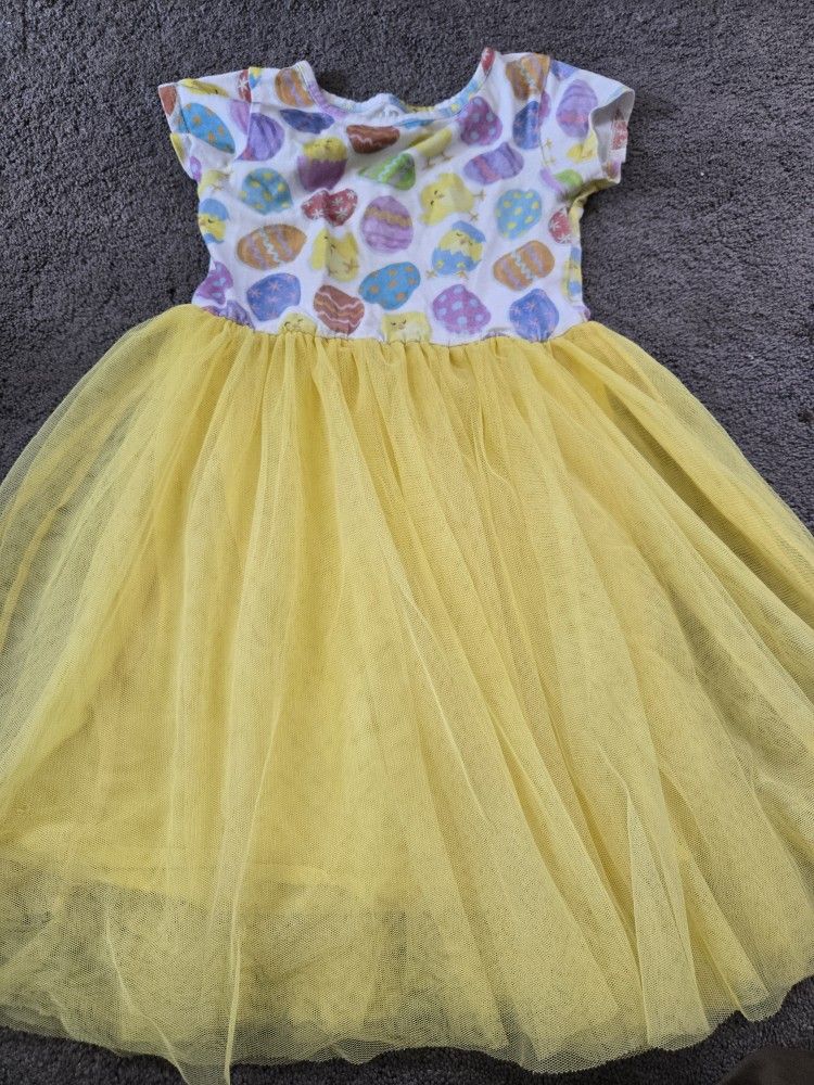Size 7 Easter Egg And Chick Dress