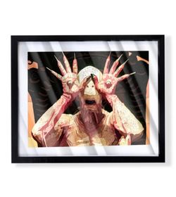Custom art piece of the pale man monster  Pan's Labyrinth Guillermo del Toro