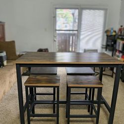 High Top Table Set.