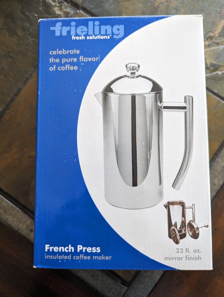 Frieling Stainless Steel French Press Coffee Maker (New!)