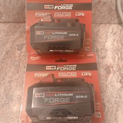 Milwaukee 8ah Forge Batteries New Firm Price 