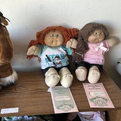 Cabbage Patch Dolls And Accessories