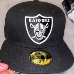 Raiders Hat Size 7 3/4