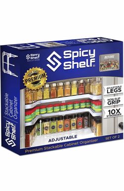 Spicy Shelf Premium Stackable Cabinet Organizer Set