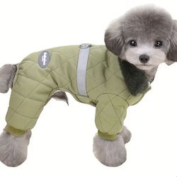 Brand New Warm Winter Dog Coat Jumpsuit 
