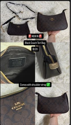 Black and Brown coach Bag