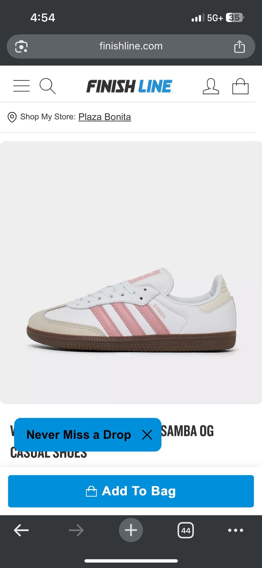 pink sambas adidas OBO