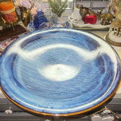BIG BEAUTIFUL CLAY SERVING DISH/TRAY