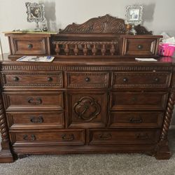 wooden dresser 