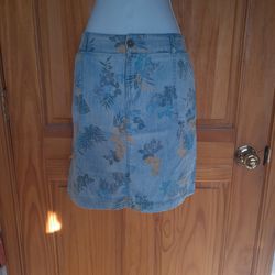 size 10 jean skirt