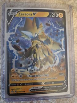 Pokemon Card Promo #SWSH263 - ZERAORA V (holo-foil) - MINT