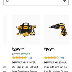 DeWalt tools