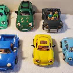 Chevron Cars Lot Of 6 Cars Toys Vintage Techron Collectibles