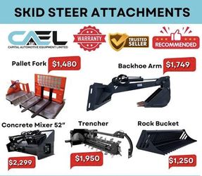 BRAND NEW SKID STEER ATTACHMENTS- TAX FREE- SHIPPING ACROSS USA