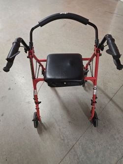 Frive Medical Rollator Wslker with seat.