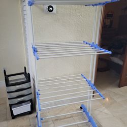 Portable Clothes And Drying Rack