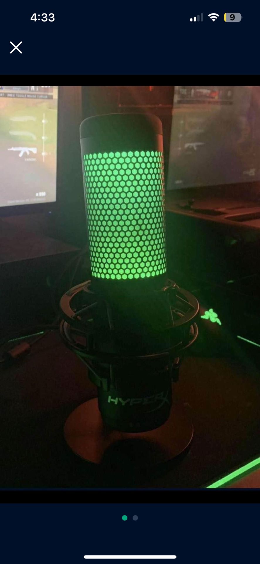 Hyper X Quadcast S mic