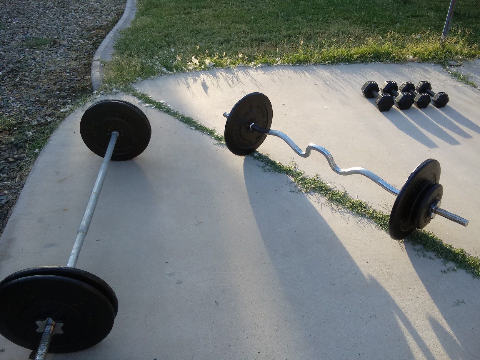 Weights standard size- Barbell and Dumbbells