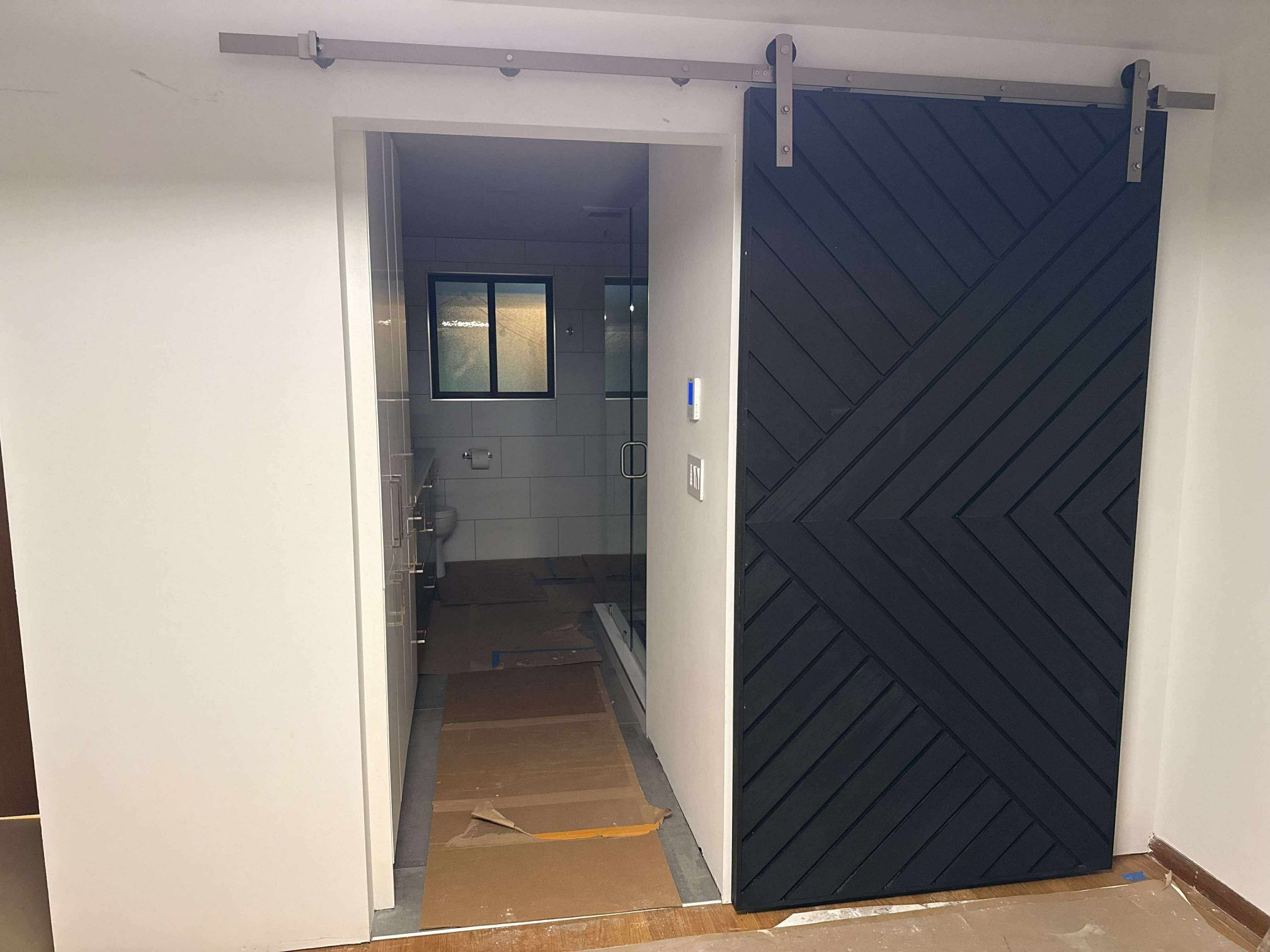 Gorgeous Siding Custom Chevron Door