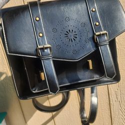 Ecosusi Leather laptop Backpack 