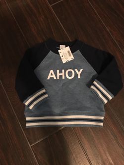 6-12 months Janie and Jack sweatshirt