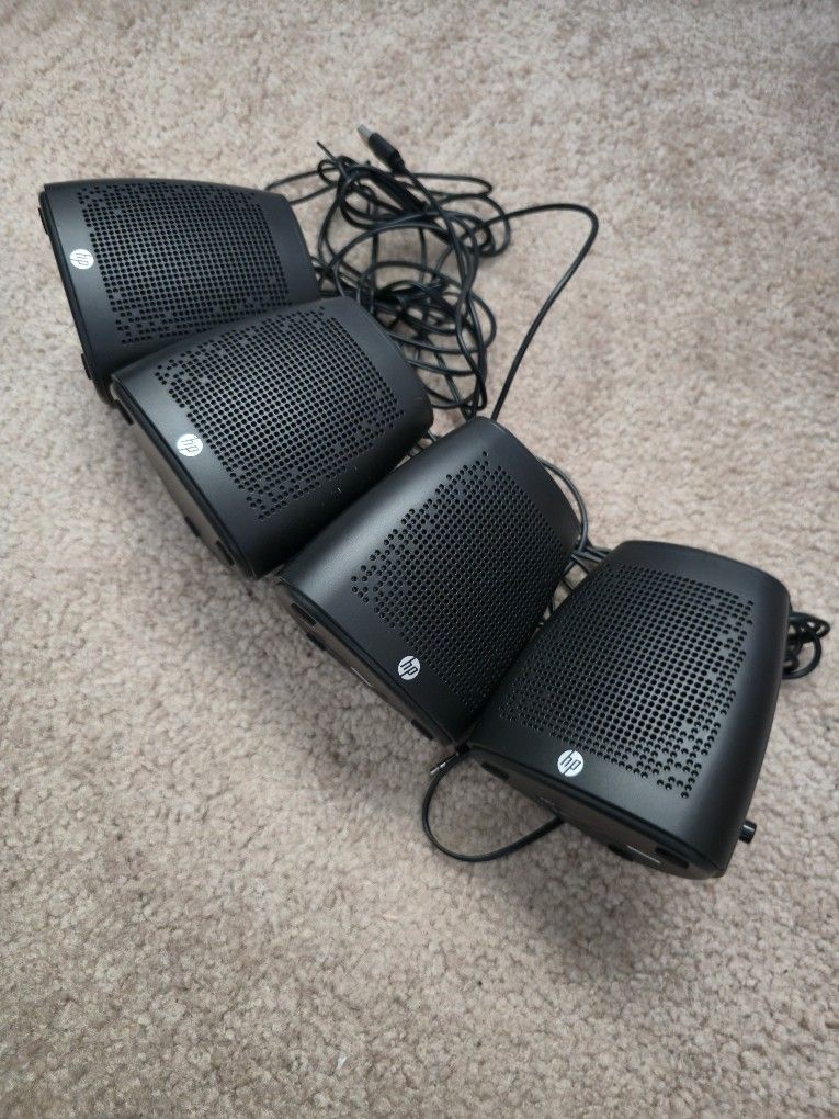 Computer Speakers Laptop Speakers HP Powered Speaker S3100 USB Powered Speaker PC Audio (4)