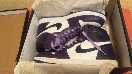 Jordan 1 Court Purple
