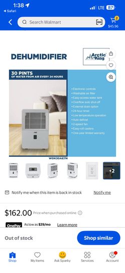 Arctic king dehumidifier