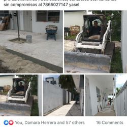Trabajos de ladrillos, driveway, excavation, concreto, etc
