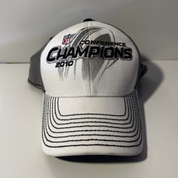 Reebok White and Black Conference Champions 2010 Cap