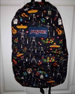 FIRM IN MERCED‼️JanSport Backpack Day of the Dead Print