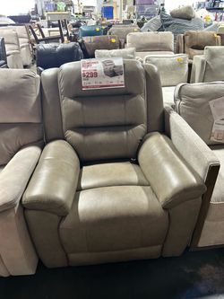 Mason Leather power recliner from Costco