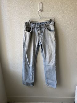 True Religion Ricky Relaxed Straight Section Row Light Washed Men’s Jeans 32x30