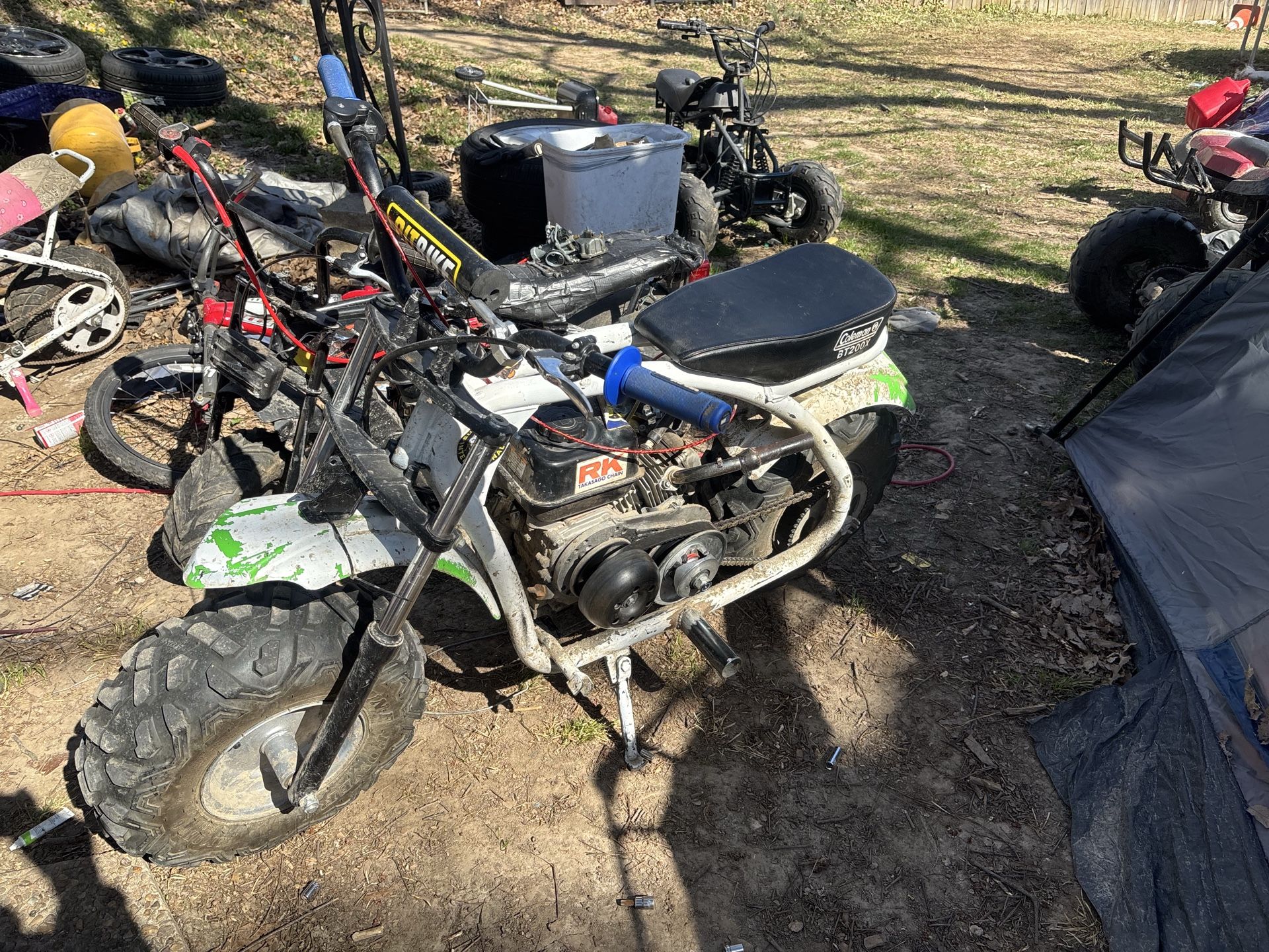 Coleman 212 swapped mini bike