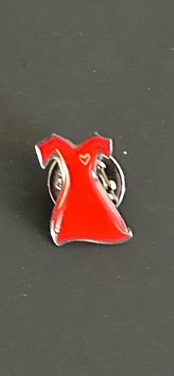American Heart Association Go Red For Women Red Dress  Pin
