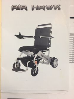 Yellow AIr Hawk Wheel Chair- 40pounds