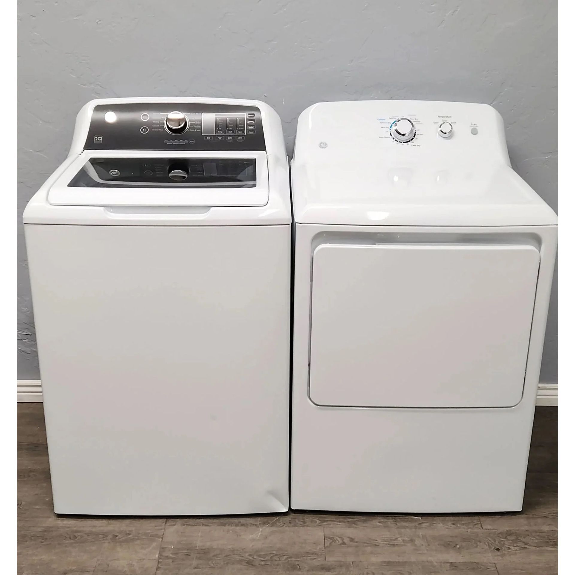 SALE!! GE 4.5 Cu. Ft. Washer GTW585BSV3WS & 6.2 Cu. Ft. Gas Dryer GTX33GASKWW