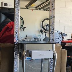 Large Salon Vanity Mirrors With Desktop