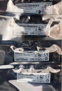 Lot of 4 Sandisk X400 128GB M.2 Sata SSD 100%