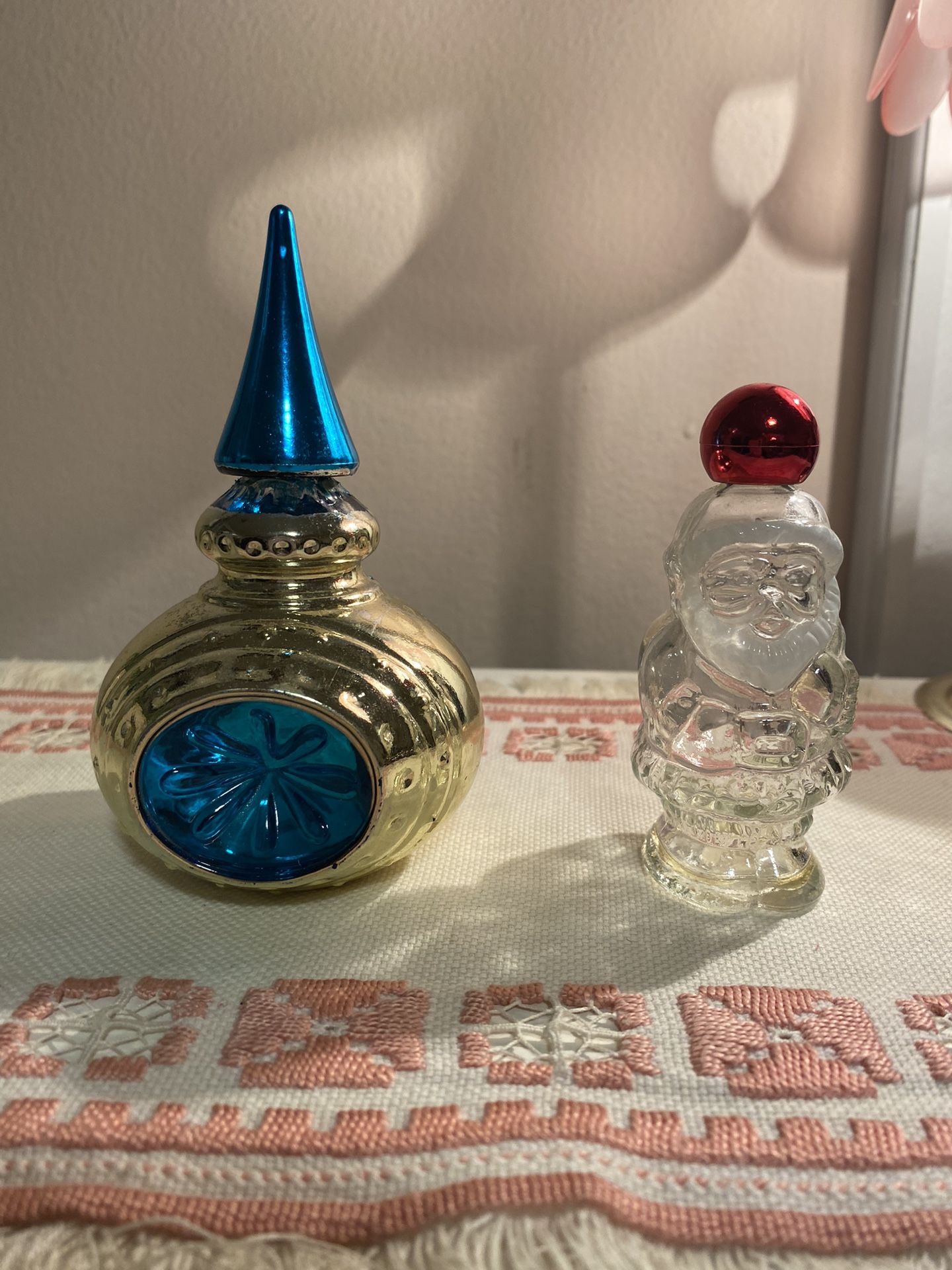 Vintage Avon Christmas Bottles