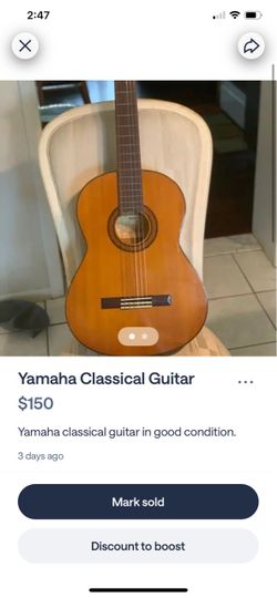 Yamaha acoustic guitar